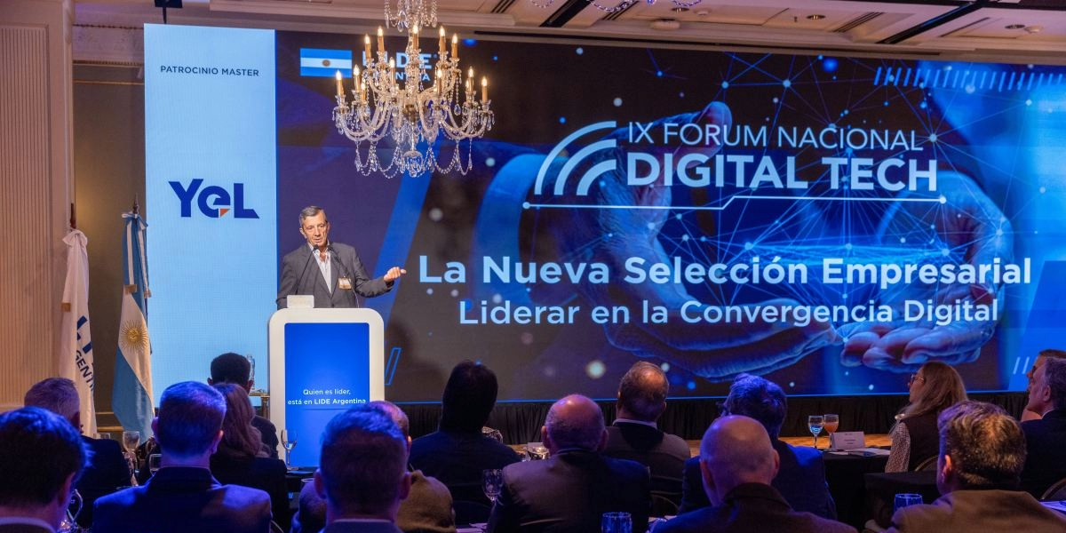EL sponsor master del IX Fórum Nacional Digital Tech LIDE Argentina 2026